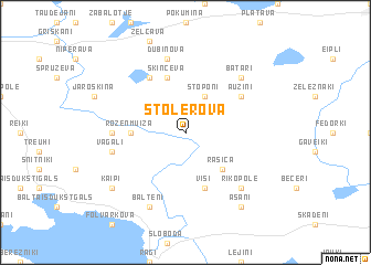 map of Stoļerova