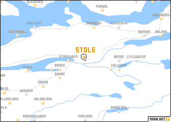 map of Støle