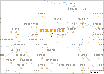 map of Štoliansko