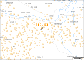 map of Stolići