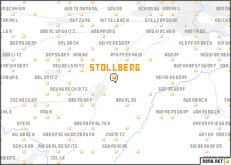 map of Stollberg