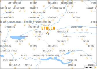 map of Stölln