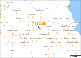 map of Stólos