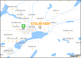 map of Stolpetorp