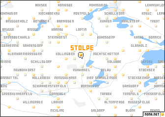 map of Stolpe