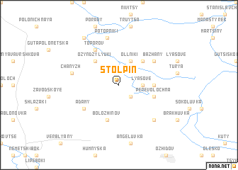 map of Stolpin