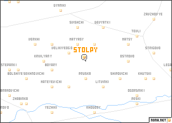 map of Stolpy