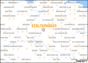 map of Stoltenhagen