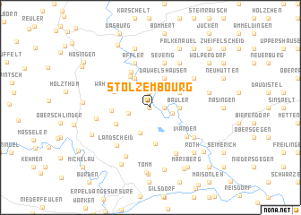 map of Stolzembourg