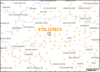 map of Stolzeneck