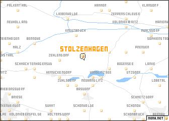 map of Stolzenhagen