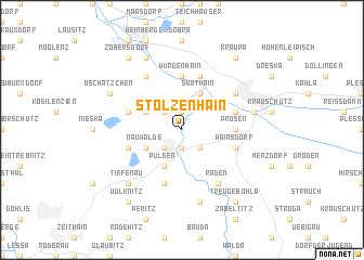map of Stolzenhain
