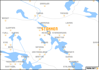 map of Stommen