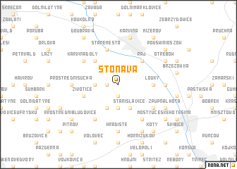 map of Stonava