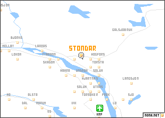 map of Stöndar