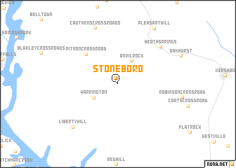 map of Stoneboro