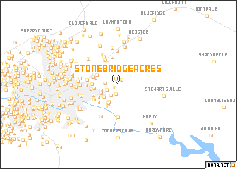 map of Stonebridge Acres