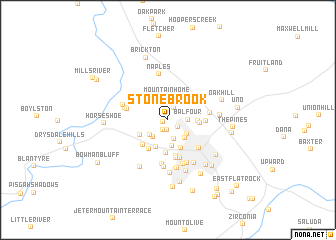 map of Stone Brook