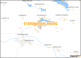 map of Stoneburner Landing