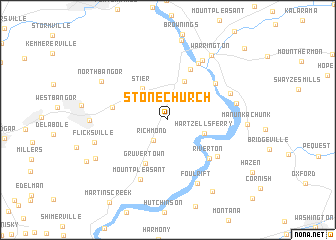 map of Stone Church