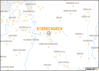 map of Stone Church