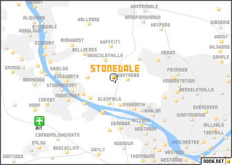 map of Stonedale