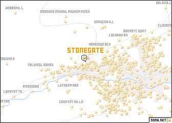 map of Stonegate