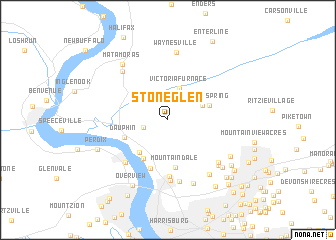 map of Stone Glen