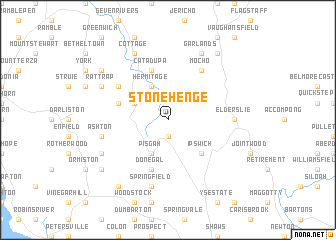 map of Stonehenge