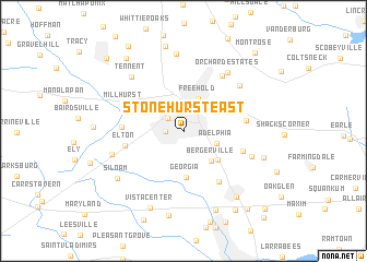 map of Stonehurst East