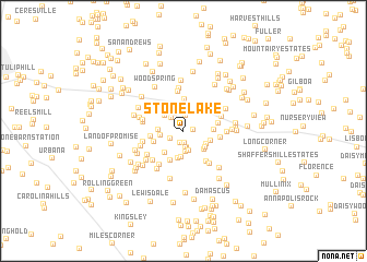 map of Stonelake