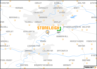 map of Stoneleigh