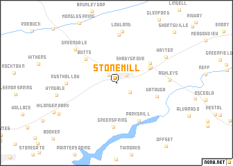 map of Stone Mill