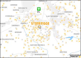 map of Stoneridge