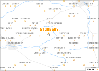 map of Stonesby