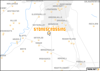 map of Stones Crossing