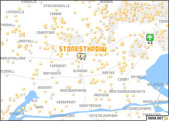 map of Stones Throw