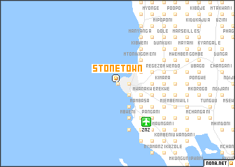 map of Stone Town