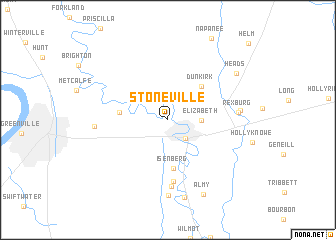 map of Stoneville