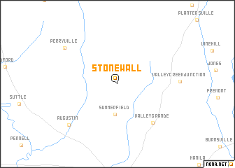 map of Stonewall