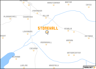 map of Stonewall