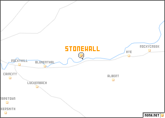 map of Stonewall