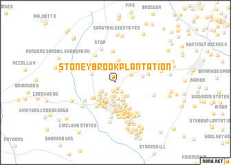 map of Stoney Brook Plantation