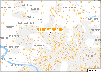 map of Stoney Brook