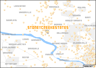 map of Stoney Creek Estates