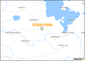 map of Stoneyford