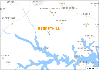 map of Stoney Hill