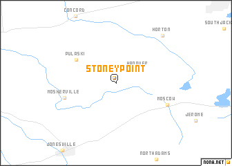 map of Stoney Point