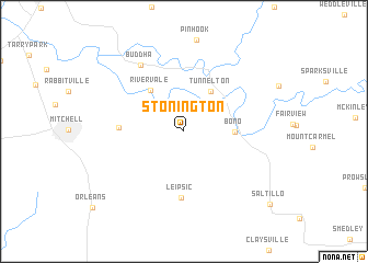 map of Stonington