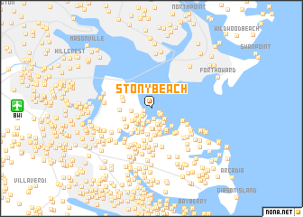 map of Stony Beach